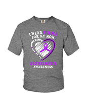 Load image into Gallery viewer, Alzheimer Awareness Daughter For Mom T-Shirt Youth Tee