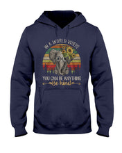 Load image into Gallery viewer, Elephant Be Kind Trending Quote Vintage T-Shirt Hoodie