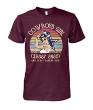 Load image into Gallery viewer, Dallas Cowboys Girl Classy Sassy Guys Tee