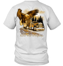 Load image into Gallery viewer, Riding With The Big Boys Nightlife City Black T-Shirt Guys V-Neck