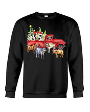 Load image into Gallery viewer, Merry Christmas In Town Cow Lovers Gift For Farmers Sweatshirt
