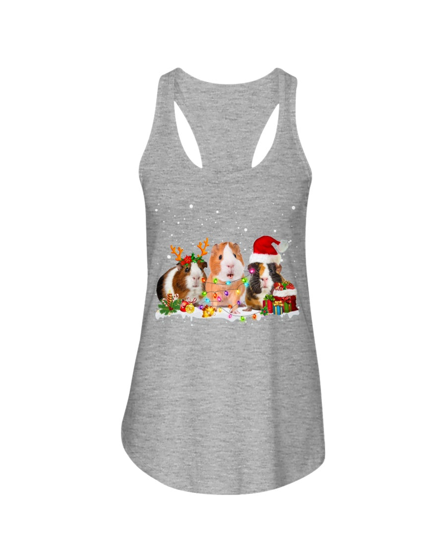 Cute Guinea Pigs Christmas Gift For Guinea Pigs Lovers Ladies Flowy Tank