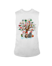 Load image into Gallery viewer, Christmas Tree Cat Lovers Cute Funny T-Shirt Unisex Long Sleeve