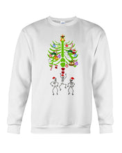 Load image into Gallery viewer, Merry Christmas Funny Dancing Skeleton Sweatshirt