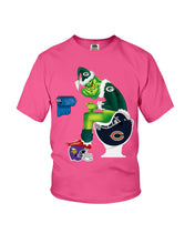 Load image into Gallery viewer, Grinch Green Bay Packers Funny Tee Youth Tee