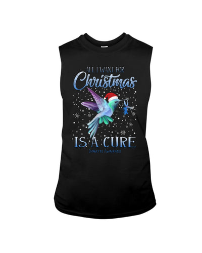 All I Want For Christmas Is A Cure Stop Diabetes Unisex Long Sleeve