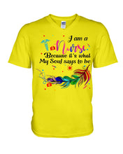 Load image into Gallery viewer, I Am A Nurse Gift For Nurses T-Shirt Guys V-Neck