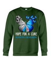 Load image into Gallery viewer, Hope For Cure Diabetes Awareness Sweatshirt