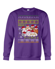 Load image into Gallery viewer, Cute Hamster Merry Christmas Gift For Hamster Lovers T-Shirt Sweatshirt