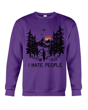 Load image into Gallery viewer, I Hate People Printing T-Shirt Sweatshirt