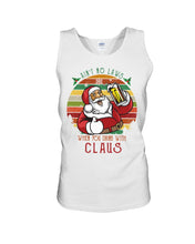 Load image into Gallery viewer, Santa Claus Beer Gift For Christmas Black T-Shirt Unisex Tank Top