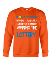 Load image into Gallery viewer, Down Syndrome Lottery Black T-Shirt Gift Sweatshirt