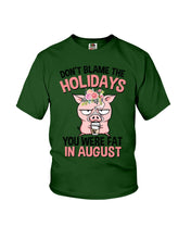 Load image into Gallery viewer, Funny Fat Pig Quote Custom T-Shirt For Friends Family Youth Tee