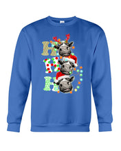 Load image into Gallery viewer, Funny Cows Ho Ho Ho Christmas Gift For Cow Lovers Sweatshirt