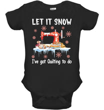 Load image into Gallery viewer, Christmas Gift For Quilting Lovers Baby Onesie