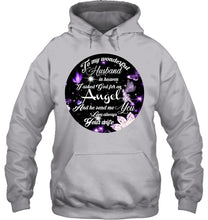 Load image into Gallery viewer, To My Husband In Heaven Gift For Widow Hoodie