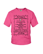 Load image into Gallery viewer, Italian Say Goodbye Funny Tee Youth Tee