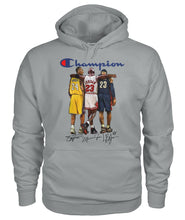 Load image into Gallery viewer, Nba Legends Michael Jordan Lebron James Kobe Bryant Champion T-Shirt Hoodie