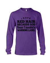 Load image into Gallery viewer, Great Gift For Redhead Grandma Unisex Long Sleeve