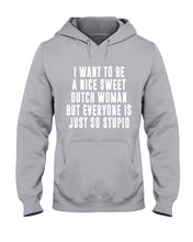Load image into Gallery viewer, Dutch Woman Sweet Quote Name T-Shirt Hoodie