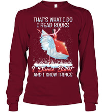 Load image into Gallery viewer, Girl Loves Reading Book And Dance Ballet Gift For Girls T-Shirt Unisex Long Sleeve