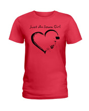 Load image into Gallery viewer, Just An Iowa Girl Ladies Tee