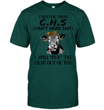 Load image into Gallery viewer, I Suffer From C.S.H Cows Lovers T-Shirt Guys Tee