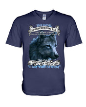 Load image into Gallery viewer, Wolf Lovers Trending Quote Tee Guys V-Neck