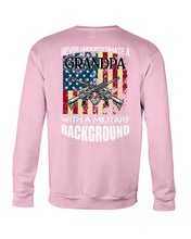 Load image into Gallery viewer, Never Underestimate A Grandpa Black T-Shirt Sweatshirt