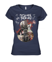 Load image into Gallery viewer, Guitar My Chemical Romance Gift For Fans T-Shirt Ladies V-Neck