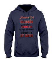 Load image into Gallery viewer, November Girl Blessed By Girl Spoiled By Husband Quote T-Shirt Hoodie