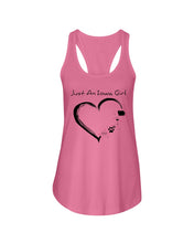 Load image into Gallery viewer, Just An Iowa Girl Ladies Flowy Tank
