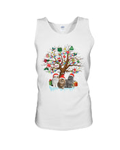 Load image into Gallery viewer, Christmas Tree Cat Lovers Cute Funny T-Shirt Unisex Tank Top