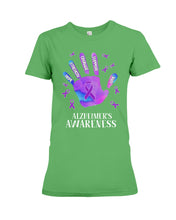 Load image into Gallery viewer, Alzheimers Awareness T-Shirt Ladies Tee