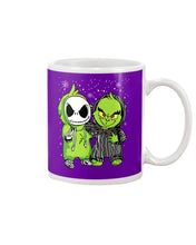 Load image into Gallery viewer, Cute Little Jack Skellington Grinch Best Friend Christmas Gift Shirt Mug