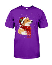Load image into Gallery viewer, Corgi Christmas Gift Funny T-Shirt Guys Tee