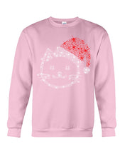 Load image into Gallery viewer, Cute Cat Face Christmas Gift For Cat Lovers T-Shirt Sweatshirt