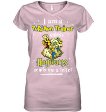 Load image into Gallery viewer, Pokemon Trainer Harry Potter Fans T-Shirt Ladies V-Neck