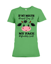 Load image into Gallery viewer, Cute Cow T-Shirt For Cow Lovers Ladies Tee