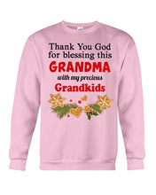 Load image into Gallery viewer, Blessing My Grandma Christmas Gift For Family Sweatshirt