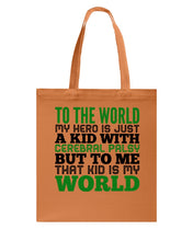 Load image into Gallery viewer, That Kid Is My World Great Gift For Children Family Basketweave Tote Bag