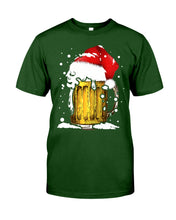 Load image into Gallery viewer, Beer Lover Christmas Classic T-Shirt Guys Tee