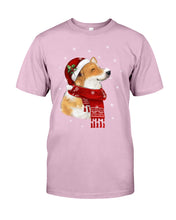 Load image into Gallery viewer, Corgi Christmas Gift Funny T-Shirt Guys Tee