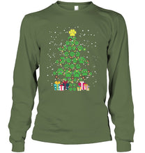 Load image into Gallery viewer, Cute Dog Paws Christmas Tree Shirt Unisex Long Sleeve