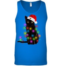 Load image into Gallery viewer, Cat Merry And Bright New Unisex Tank Top