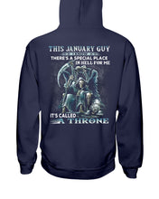 Load image into Gallery viewer, Throne January Guy Special Space Horoscope T-Shirt Hoodie