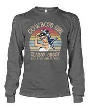 Load image into Gallery viewer, Dallas Cowboys Girl Classy Sassy Unisex Long Sleeve