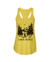 Load image into Gallery viewer, I Hate People Printing T-Shirt Ladies Flowy Tank