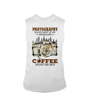 Load image into Gallery viewer, Solve Most Problems Camera Map Photography T-Shirt Unisex Long Sleeve