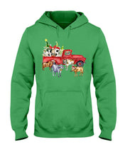 Load image into Gallery viewer, Merry Christmas In Town Cow Lovers Gift For Farmers Hoodie